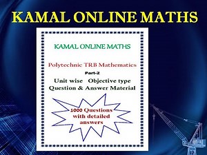 TRB Polytechnic Mathematics Material