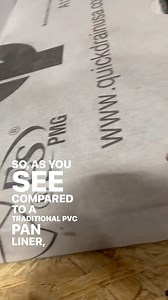 2.7K views · 15 reactions | QuickDrain Sheet Waterproofing is the ultimate tileable sheet membrane crafted from fabric-backed polyethylene for a flawless, watertight shower pan system  Custom sizes and configurations available upon request  | Oatey | Facebook