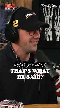 Austin Cindric has such a good sense of humor 😂📻