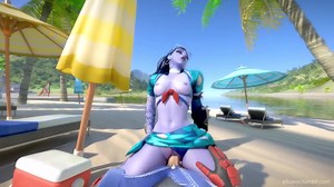 Widowmaker Enjoying the Beach - Ellowas