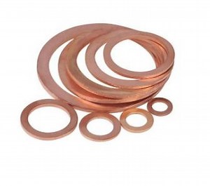 [Hot Item] Brass Copper Colored Metal Round Flat Plate Fender Washers Sealing Gasket Punched Ring Washer