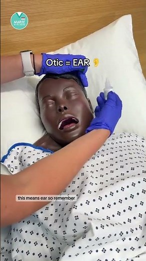 Eye or ear administration? Don’t mix them up👁️👂 #RN #BSN #futurenurse