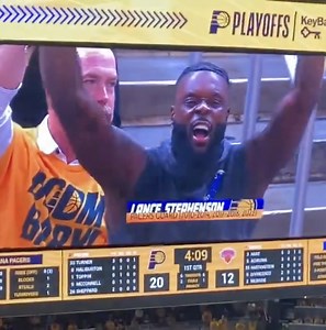 1.7M views · 30K reactions | Lance Stephenson gets a HUGE ovation in Indy  | Basketball Forever | Facebook