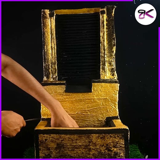 2.5K views · 30 reactions | Styrofoam Fountain with Soothing Water Streams ✨ #diy #fountain #handmade | RusticKraft | Facebook