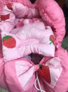 Baby bed pink Design ordered by client in 2nd batch | Baby Snuggle Nest Shop