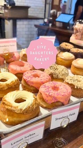 8.7K views · 172 reactions | 100-layer donuts!? 襤 The sweet treats in #FranklinTN are worth traveling for. Which flavor would you try? . . #VisitFranklinTN #FiveDaughtersBakery #100layer | Visit Franklin, TN | Facebook