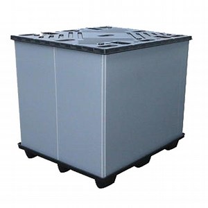 [Hot Item] Industrial Collapsible Corrugated Plastic Cardboard Box with Lid for Logistic Shipping Packaging