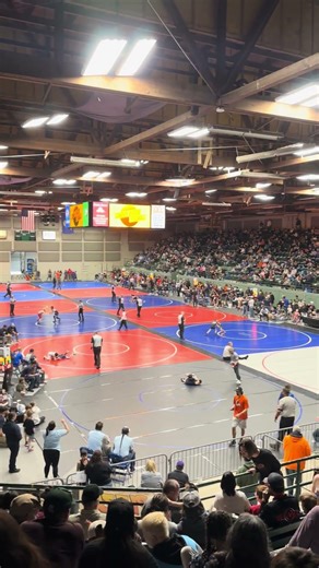 Cyclops Folkstyle Wrestling Tournament at the Butte Civic Center 🤼 #wrestling #montana #saturday