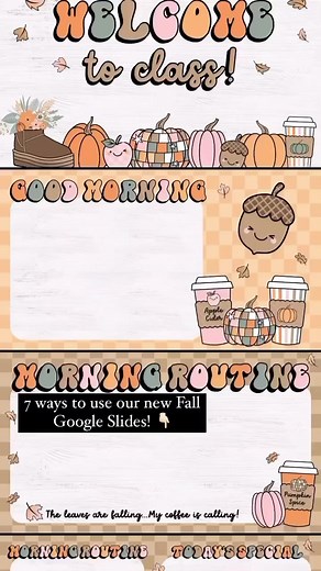 4.7K views · 17 reactions | Our new Fall Google Slides add such a...