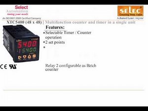 SELEC COUNTER XTC5400 COUNTER