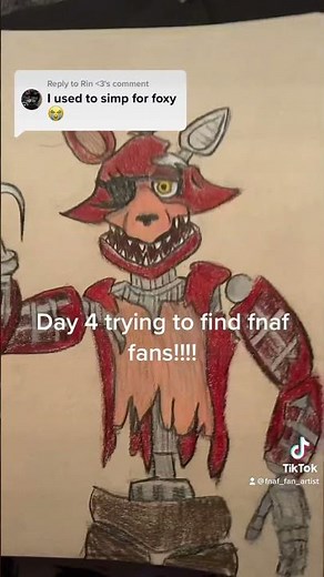 Drawing withered foxy