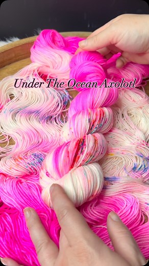 Under The Ocean Axolotl Available now! #handdyedyarn #instaknit #instacrochet #specklesaresohotrightnow #addictedtoyarn #yarnsnob #yarnporn #yarnaddict #indiedyer #etsy #ravelry #yarn #yarnho #knit #crochet #fyc #addictedtosockknitting #yarnstash #maineknitter #knitter #hauteknityarn #instaknitter #madeinmaine #sockknitting #handknit #knitaddict #knittersofig #Mondaymotivation #mondaymood #mondaymorning | Hauteknityarn