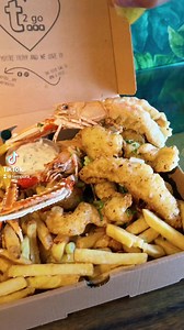 Feels like summer seafood special…☀️ Selection of fresh fish cooked in our secret sweet chilli and lime tempura batter…😎 -Tempura Monkfish 🐠 -Tempura Hake 🐟 -Tempura whole Langoustines 🍤 -Tempura King Prawns 🍤 -Fries 🍟 -Tartar sauce and lemon 🍋 (Available today only) (Only available in Ayr venues, not Killie) | Tempura Cafe/Bar/2go