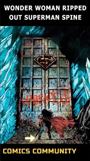 Wonder Woman Ripped out SUPERMAN Spine 😱#superman #wonderwoman #dccomics #dc