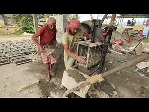 manual hand press brick machine