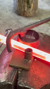 I’m making simple a spring fuller to use at my treadle hammer forging some tenon’s. #blacksmith #Forged #MadeInUSA #handcrafted #makingtools | Van’s Iron Works