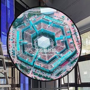 [Hot Item] P8 Outdoor SMD Double -Sided Round Labeling Round LED Logo Advertising Round LED Display