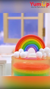 Cute Miniature Raibow Jelly | Cake Lovers