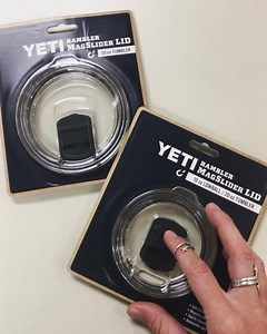 The YETI MagSlider lids are HERE!! Upgrade your Yeti with the convenience of a spill proof lid! #crownshoplr #yeti #shoplocal #parkplaza #magslider | The Crown Shop