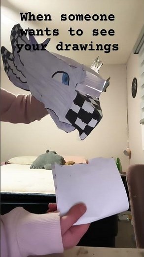 When someone wants do see your drawings 😭👀