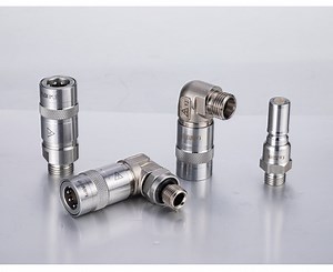 [Hot Item] Quick Coupler Hydraulic Hose Fittings One Shut off Way Valve Connector