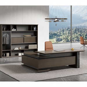 [Hot Item] Hot Sell Office Furniture Office Desk Customized Modern Manager CEO Working Table Luxury Computer Desk