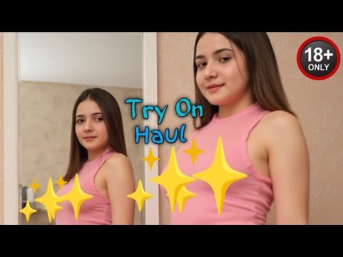 Transparent try on haul | see everything transparent lingerie | see through 4K