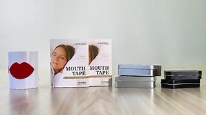 Healthcare Mouth Tape 30pcs in Tin Box Same Quality Color Mouth Patch for Better Breathing Strong Adhesive Tape for Close Mouth