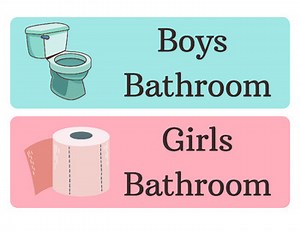 Bathroom Pass ~ Hand Sanitizer Labels