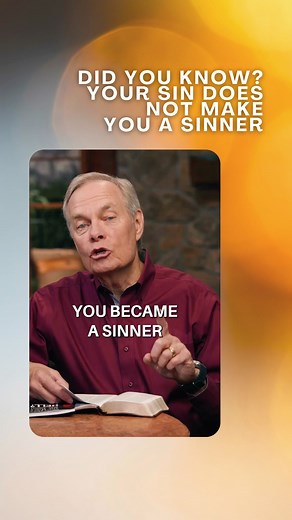 Your sin didn’t begin with your actions, but with Adam’s choice. Those acts of sin? They’re a reflection of a fallen nature, not your identity. Embrace the Revelation: Born separated from God, yet capable of transformation with today’s #GospelTruth! Watch here: https://l.awmi.net/adam-to-redemption | Andrew Wommack Ministries