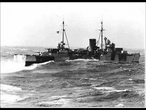 1934 HMS AJAX light cruiser battleship royal navy history facts