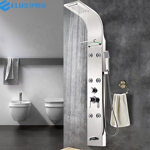 [Hot Item] Hot Sale Multifunctional SPA Stainless Steel Shower Panel for Bathroom