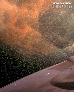 Stardate: the 23rd Century. Retired Starfleet officers James T. Kirk (William Shatner), Montgomery Scott (James Doohan) and Pavel Chekov (Walter Koenig) are guests of honor aboard the newly christened Enterprise-B. A test run takes an unexpected turn, however, when the starship encounters two vessels trapped inside the Nexus, a mysterious energy ribbon. During a perilous rescue attempt, Kirk is swept out into space. Seven decades later, Captain Jean-Luc Picard (Patrick Stewart) and the crew of E