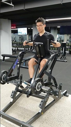 Chest supported horizontal row Machine