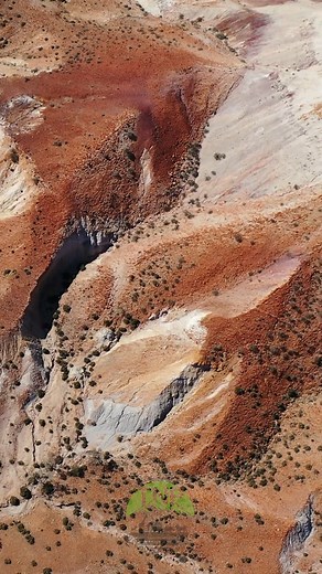 The Painted Desert in Australia!! Explore the stunning Painted Desert in South Australia! This natural wonder showcases millions of years of geological history through its unique rock formations and vibrant colors. Discover the Earth's ancient past as layers of sedimentary rocks create breathtaking shades of red, orange, and purple. This captivating, expansive region is a paradise for geology enthusiasts and nature lovers alike. #shorts #reels #fyp #naturevideos #naturelovers #droneshot #aerialv