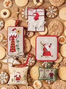 ‪These designs are featured in the #‎JustCrossStitch‬ Christmas Ornaments 2016 issue. You can order a copy here: http://bit.ly/2cjlym2. | Annie's Attic
