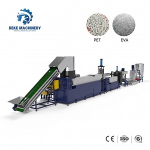 [Hot Item] PE PP Film Plastic Pelletizing Machine with Three in One Agglomerator Water Ring Die Face Hot Cutting Two Stage Granulator Recycling Line