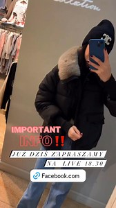 Już dziś zapraszamy na Live o 18.30 na Facebooku ‼️ Nowości 🆕 Obserwujący | MASHA Clothes