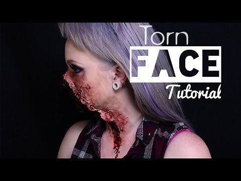 Torn Face FX Makeup Tutorial