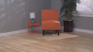 Brightening your room is as simple as assembling a chair! Add unique style to your home with the Nilsen Accent Chair >> http://bit.ly/2uyjmRP | Sauder Furniture