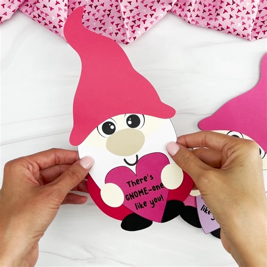 4.3K views · 125 reactions | ❤️ Valentine Gnome Craft ✂️ Get the template on the blog | Simple Everyday Mom | Facebook
