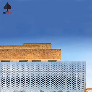 [Hot Item] Building Facade Aluminum Cladding Laser Cut Metal Wall Panel with Perforated