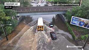 NY STORM RECAP 🌧: From Hoboken to Long Island, torrential rain led to destructive floods yesterday. | AccuWeather
