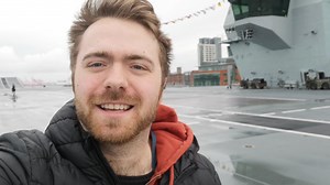 This morning we are on board the HMS Prince or Wales which arrived in Liverpool yesterday and what a vessel this is! 😍⚓ Check out our IG story for loads more! 👉 ow.ly/mh4c30qlHUx | The Guide Liverpool