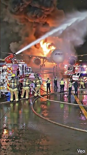 Aircraft Engine Fire Emergency Landing #viral #shorts #shortvideo