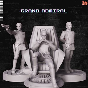 Star Wars Stl Grand Admiral Figure 3D Print Stl File - Etsy Canada