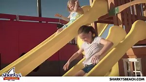 Ready to take a BITE out of your beach cravings? Then come to Sharky’s Beachfront Restaurant and Tiki Bar! Start off with a savory appetizer featuring the Spicy Thai Shrimp and Oyster Combo! Try the famous Sharkys Burger, Fish Tacos or the Mango Mahi Salad! For that big appetite, you wont want to miss the delicious Keys Platter! At Sharky’s, there’s fun for the whole family! So kick back, relax, and have a BITE at Sharky’s Beachfront Restaurant! Located on Front Beach Road on Panama City Beach! 