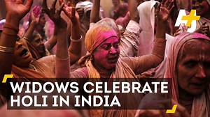 314K views · 8K reactions | These widows in India don't let age-old customs stop them from celebrating Holi, the festival of colors. | AJ+ | Facebook