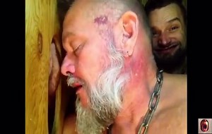Gloryhole with a Couple and a visitor