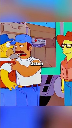 Homer becomes a truck driver #shorts